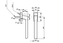 Load image into Gallery viewer, Siegenia Hebel Si-Line White SKB/PSK (Tilt & Slide) In/Out Handle Rosette Set (RAL 9003).