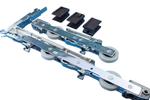 Siegenia (HS300) Lift & Slide Door Rollers (22mm widest point) (Rated; 300kg Per Pair) (#PMKB0030-100011) (Per Kit).