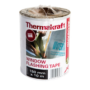 Thermakraft ALUBAND Bituminous Window Flashing Tape (W150mm x 23m) x1 Roll.