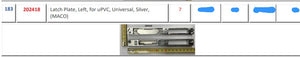 MACO uPVC Hardware