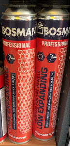 Bosman Australia Professional Low Expanding Adhesive for EPS Panels (750ml) PU Gun Foam