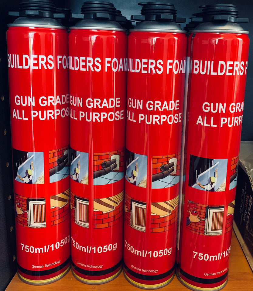 Builders All-Purpose (750ml) PU Gun Foam