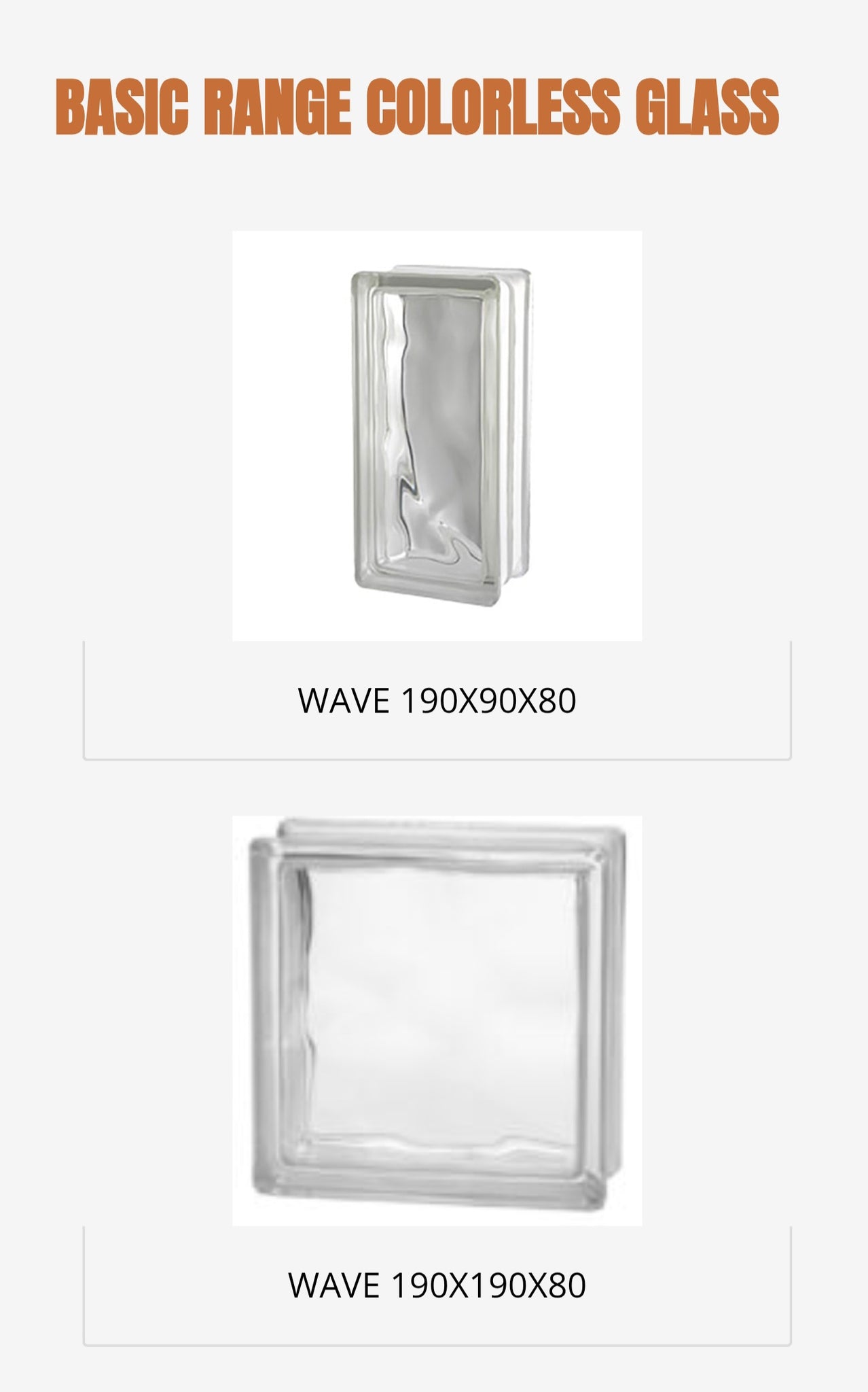 Upvc Block Glass Blocks – uPVC.com.au