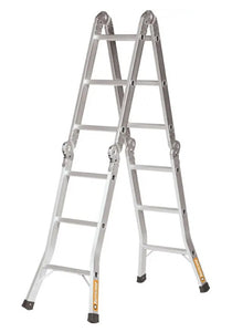 Hurricane 3.7m 14-Position Multifold Multi-Purpose Industrial 120kg Rated Ladder.