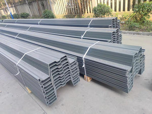 uPVC Vinyl sheet piling is made of hard polyvinyl chloride (PVC) modified with processing facilitation agents, impact strength modifiers, thermal & UV stabilizers, as well as mineral fillers.