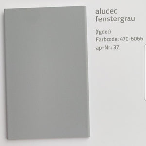 Aludec Window Grey (RAL 7040) (Hornschuch; Aluplast #470-6066).