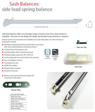 Load image into Gallery viewer, Sash Balances Buk Sash Balances Superboost Sash Balances Constant Force Balance Systems Sash Traveller &amp; Balancer to repair/fix broken single &amp; double-hung (vertical) sliding windows! Sash Cam. Take Out Clip. Mount Plate.