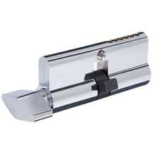 Load image into Gallery viewer, Brava (35/35mm) Urban Keyed To Differ Thumb-Turn Door Cylinder 70mm w/x2 Keys (6-Pin) LW5 | Satin Chrome Plate Finish Fixed Cam