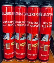 Load image into Gallery viewer, Builders Foam Gun Grade All Purpose (750ml) PU Foam (White)