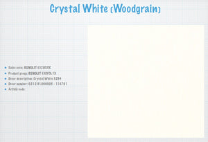 uPVC D-Quadrant, Bead, Fillet, Tri-Quad, Hollow Chamber Strips, D-Section & Edge Fillet Trims. Crystal White Woodgrain Decor Renolit Exofol FR/FX Laminated Foil.