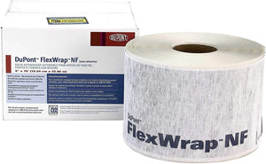 DuPont Tyvek FlexWrap NF Adhered Butyl Flashing Tape (W152mm x L22.86m) x1 Roll (6" x 75").