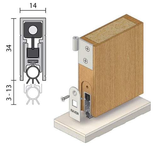 RAVEN Automatic Door Bottom Seal System. Threshold Door Seal. Door Seals Of Australia. Schlegel-Giesse. Four Seasons.