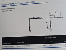 Load image into Gallery viewer, Siegenia Titan-AF #TEUL4010-100010 Corner Drive VSO.