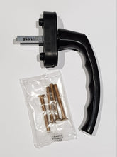 Load image into Gallery viewer, HOPPE Luxembourg Tilt &amp; Turn (TT) Dark Brown Non-Key Window Handle (35mm Spindle w/Screws Kit) Alloy Squared-Base Shape.