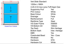 Load image into Gallery viewer, uPVC Double Triple Glazed Windows Doors Energy Efficient Acoustic Soundproofing Glass Thermal Insulation Performance Passive House Living Aluplast Deceuninck Salamander Kommerling C70 Gold VEKA Softline MD82 Rehau Synego Siegenia Roto Bunnings Hardware